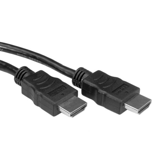 Value HDMI High Speed Cable with Ethernet, HDMI M - HDMI M, LSOH 1 m
