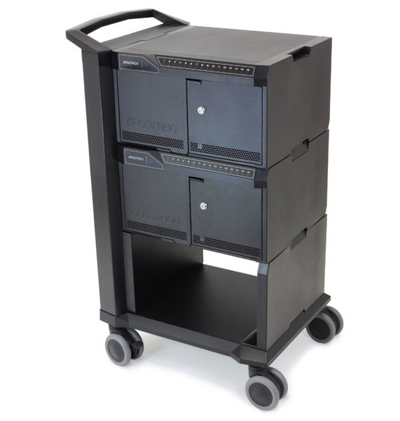 Ergotron DM32-1016-3 Portable device management cart Black