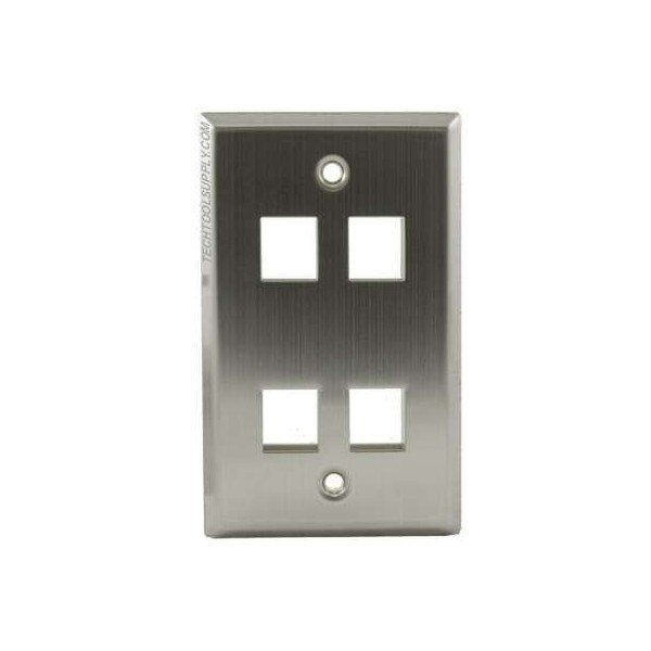 Unirise WP-4PT-SS Stainless steel switch plate/outlet cover