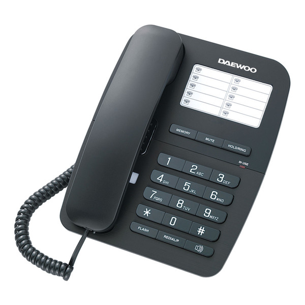 Daewoo DTC 240 Analog Schwarz Telefon