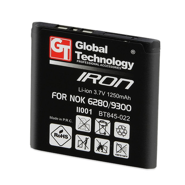 Global Technology 9272 Lithium-Ion 1250mAh 3.7V rechargeable battery