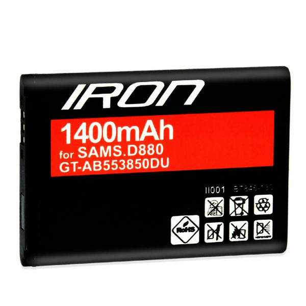 Global Technology 13758 Lithium-Ion 1400mAh Wiederaufladbare Batterie