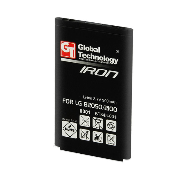 Global Technology 9080 Lithium-Ion 900mAh 3.7V rechargeable battery
