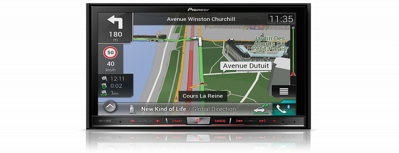Pioneer AVIC-F70DAB PlugIn einfügen 7Zoll Touchscreen Schwarz Navigationssystem