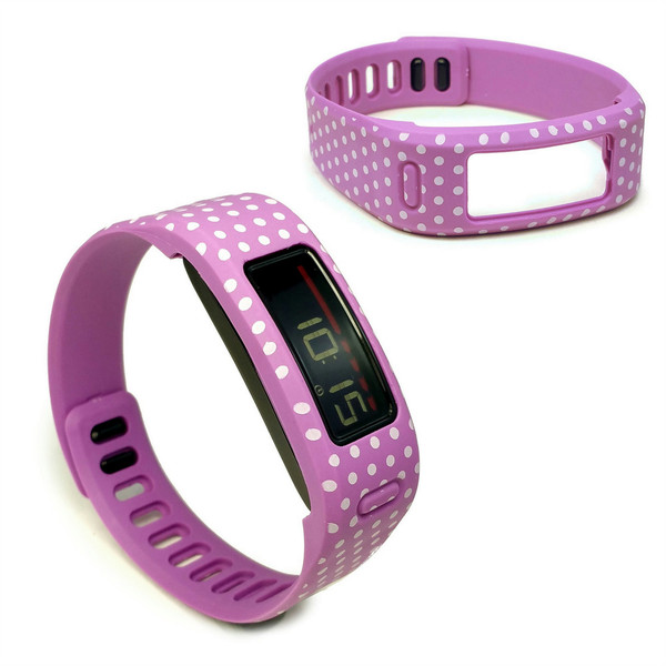 Tuff-Luv K3_56_5055261820107 Purple,White Silicone wristband wristband