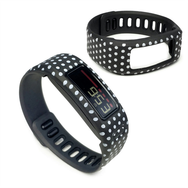 Tuff-Luv K3_54_5055261820084 Black,White Silicone wristband wristband