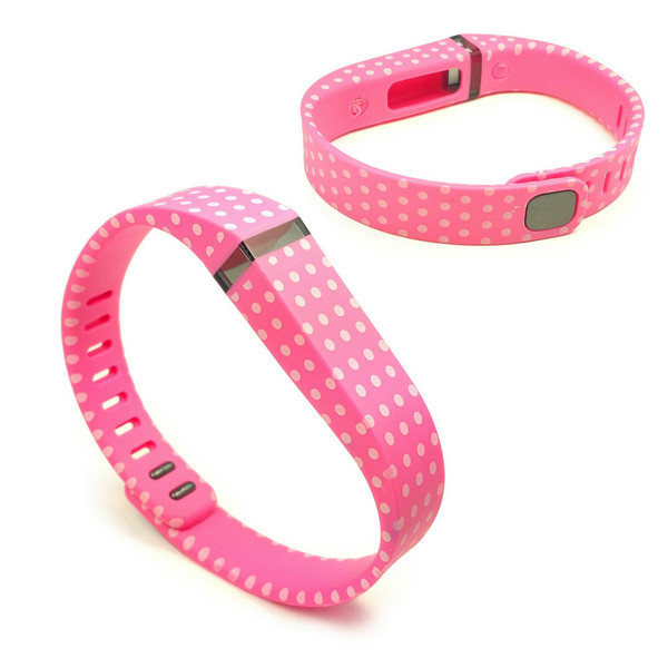 Tuff-Luv J7_21_5055261819811 Pink,White Silicone wristband wristband