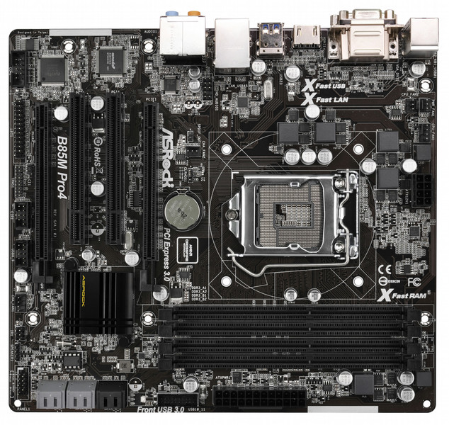 Asrock B85M Pro4 Intel B85 Socket H3 (LGA 1150) Micro ATX motherboard