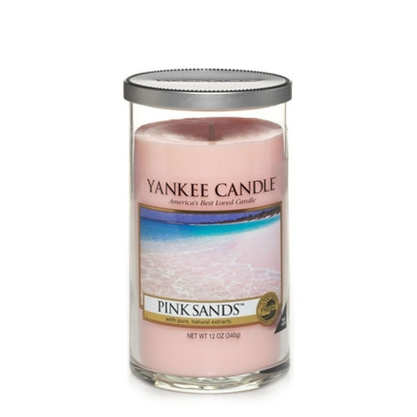 Yankee Candle 1230796 Круглый Цитрус, Цветок, Ваниль Розовый 1шт восковая свеча