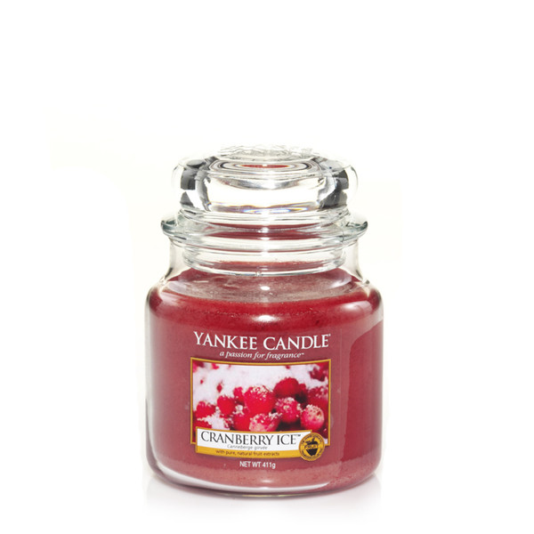 Yankee Candle 1244597e Round Cranberry Red 1pc(s) wax candle