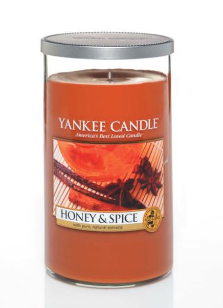 Yankee Candle 1246102E Круглый Корица, Мед Морковь 1шт восковая свеча