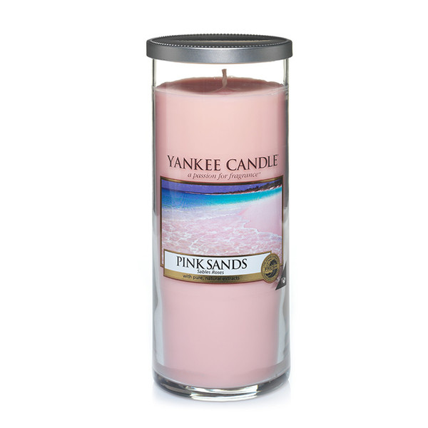 Yankee Candle 1265444E Круглый Цитрус, Ваниль Розовый 1шт восковая свеча