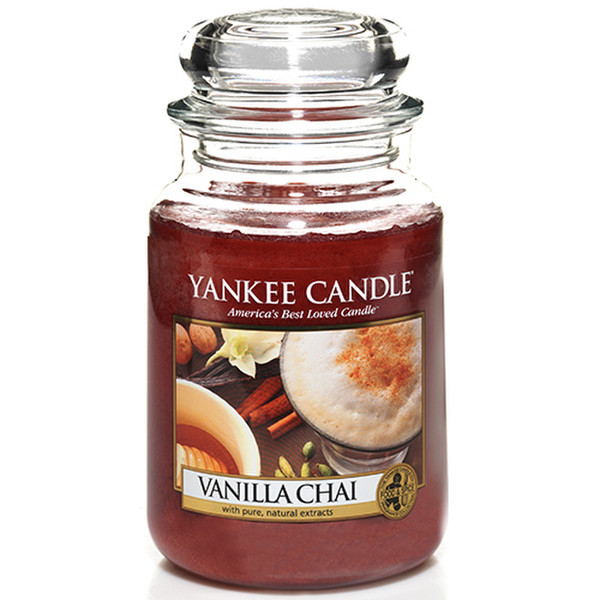 Yankee Candle 1270635E Круглый Корица, Ваниль Бордо 1шт восковая свеча