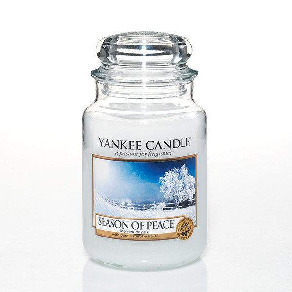 Yankee Candle 1275351E Круглый Белый 1шт восковая свеча