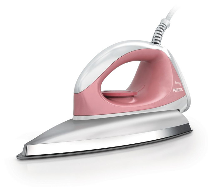 Philips GC102/01 Dry iron Aluminium soleplate 750W Aluminium,Pink,White iron