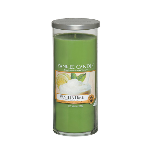 Yankee Candle 1286555E Круглый Лайм, Ваниль Зеленый 1шт восковая свеча