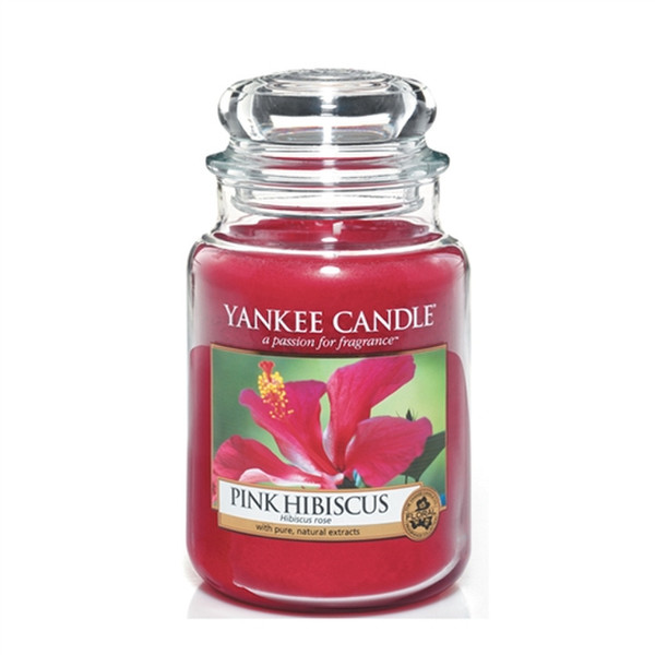 Yankee Candle 1302664E Круглый Гибискус Розовый 1шт восковая свеча