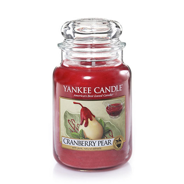 Yankee Candle 1305818 Круглый Клюква Красный 1шт восковая свеча
