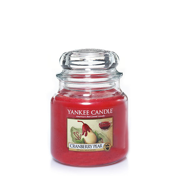 Yankee Candle 1305819e Круглый Клюква Красный 1шт восковая свеча