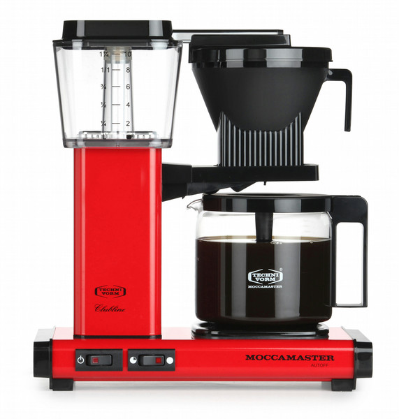 Moccamaster KBG 741 AO freestanding Fully-auto Drip coffee maker 1.25L 10cups Red
