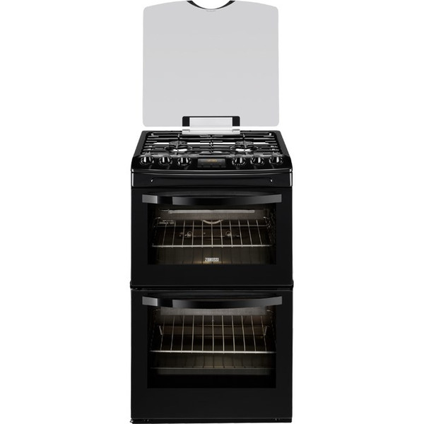 Zanussi ZCG43200BA Freistehend Gas hob A Schwarz Küchenherd