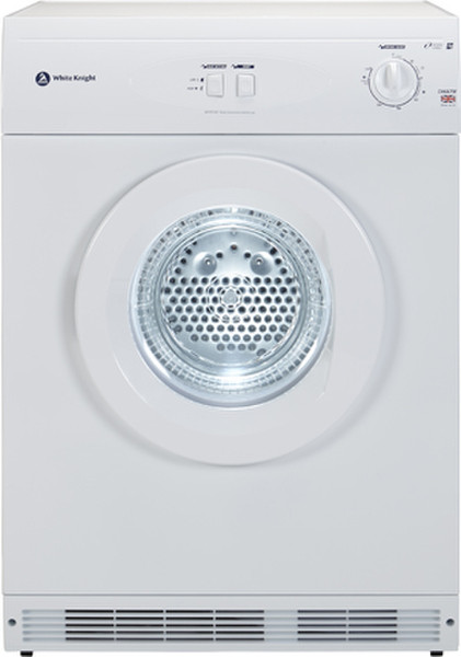 White Knight C44A7W freestanding Front-load 7kg C White tumble dryer
