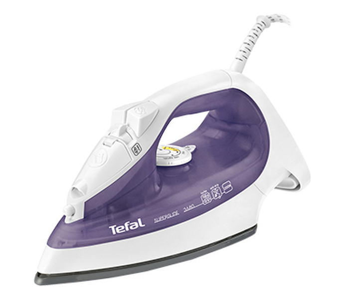 Tefal FV3680 Steam iron Ultragliss soleplate 2200W Violet,White