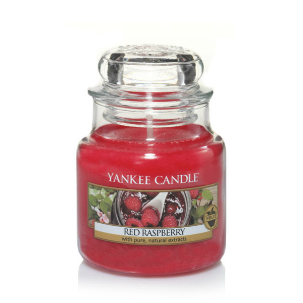 Yankee Candle 1323189 Round Raspberry Red 1pc(s) wax candle