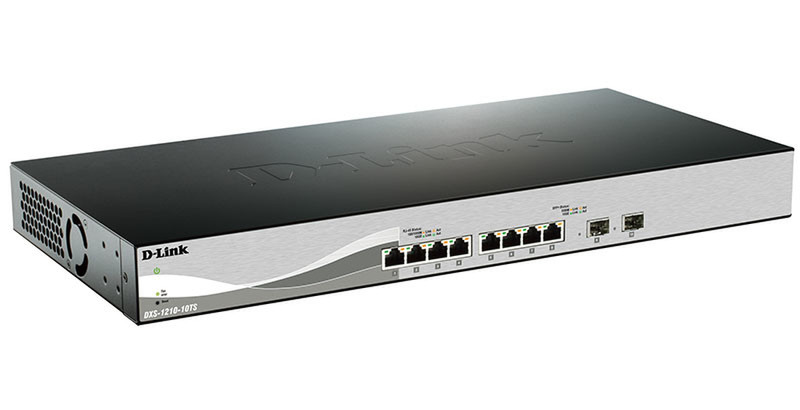 D-Link DXS-1210-10TS Managed L2/L3 10G Ethernet (100/1000/10000) 1U Black,Silver network switch