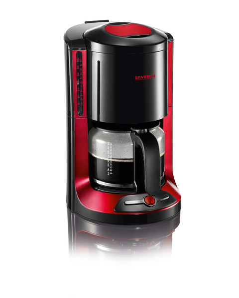 Severin Select Coffee Maker 10C KA 4177 Капельная кофеварка 10чашек Черный, Красный