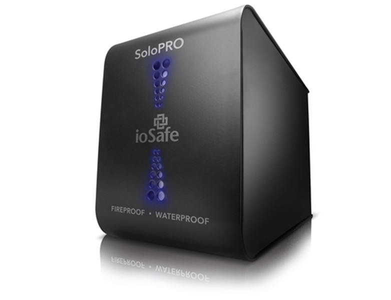 ioSafe SoloPRO 3000GB Black external hard drive