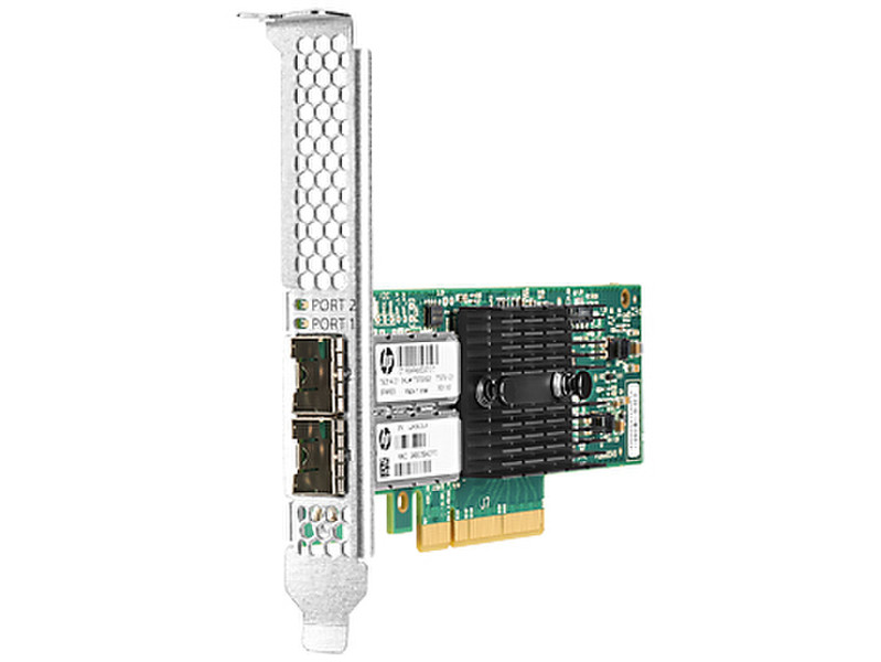 Hewlett Packard Enterprise Ethernet 10Gb 2-port 546SFP+ Внутренний Фибра 10000Мбит/с