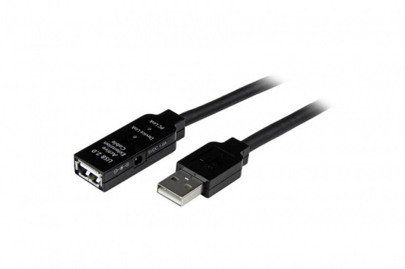 Infocus INA-USBEXT15 15м USB A USB A Черный кабель USB