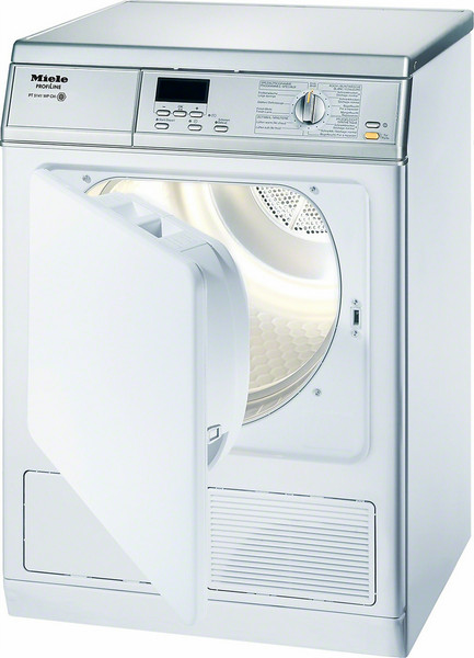 Miele PT 5141 WP CH Freistehend Frontlader 7kg A+ Silber, Weiß