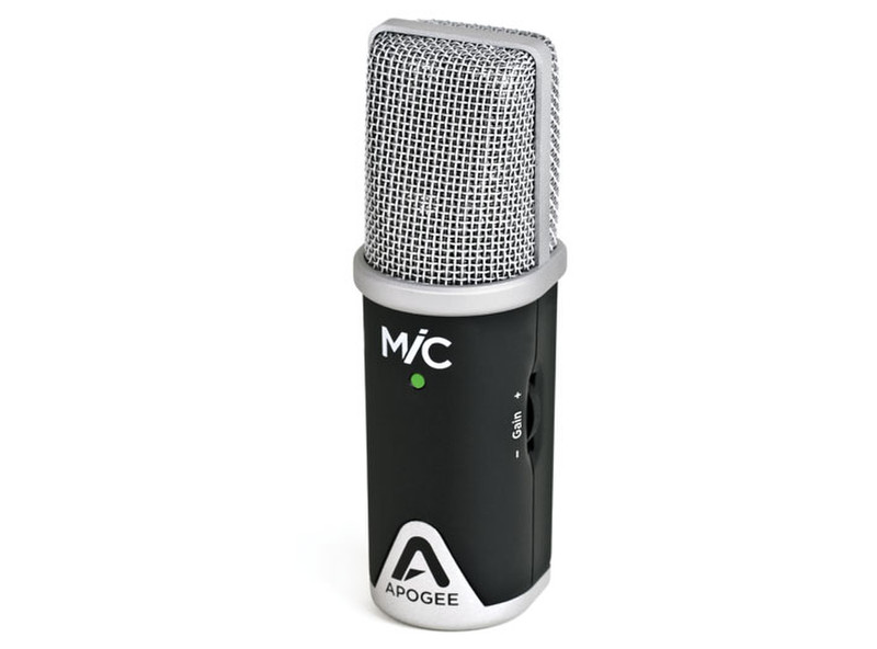 Apogee MIC 96K Studio microphone Проводная Черный, Cеребряный