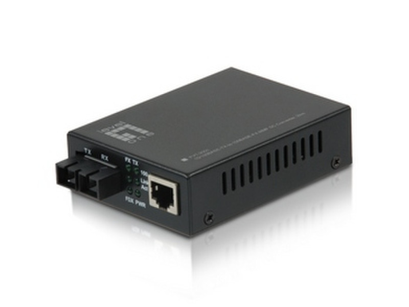 Digital Data Communications FVT-2001 100Мбит/с 1310нм Multi-mode Черный сетевой медиа конвертор