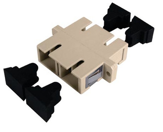 Tecline 90707 SC/SC Beige LWL-Steckverbinder