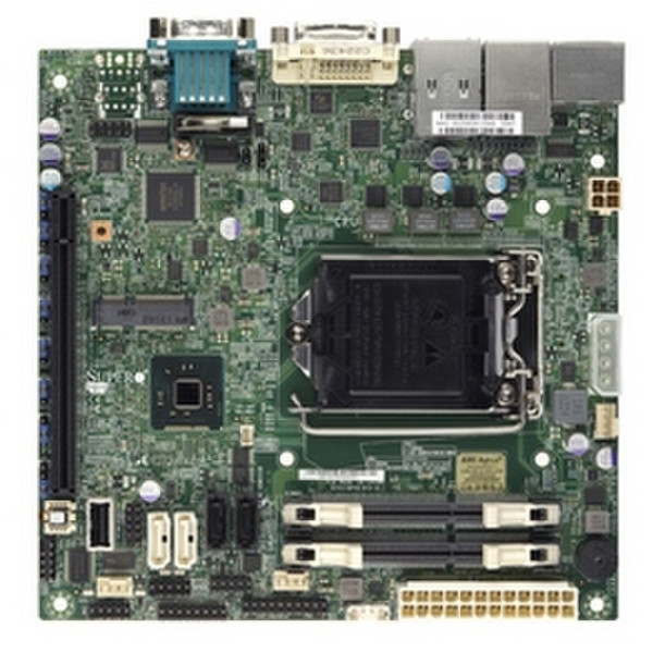 Supermicro X10SLV-Q Intel Q87 Socket H3 (LGA 1150) Mini ITX server/workstation motherboard