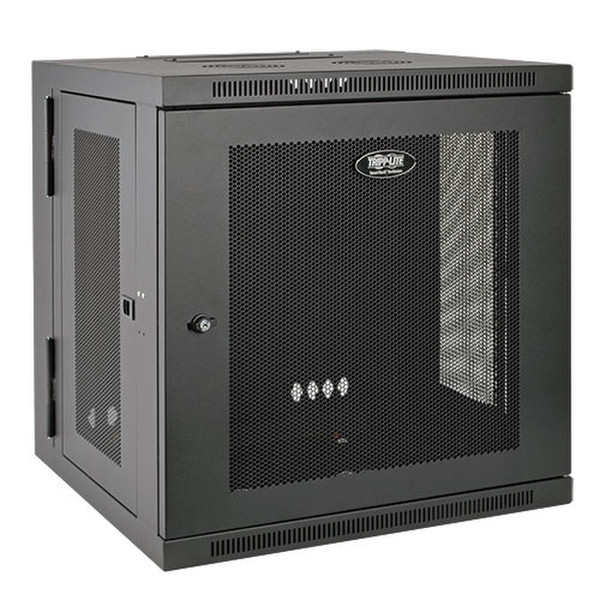 Tripp Lite SmartRack 12U Hinged Wall-Mount Standard-Depth Rack Enclosure Cabinet