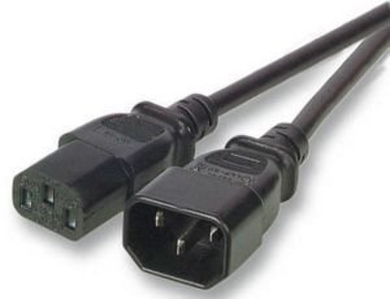 GR-Kabel NC-219 5m C14 coupler C13 coupler Black power cable
