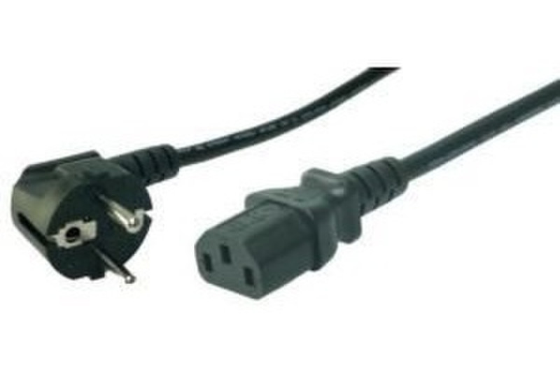 GR-Kabel NC-209 3m CEE7/7 Schuko C13 coupler Black power cable