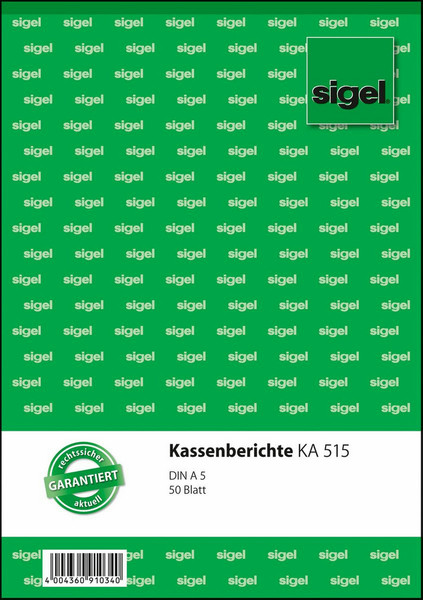 Sigel KA515 ledger paper