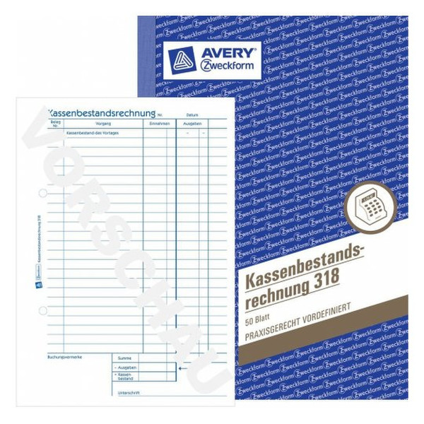 Avery 318 administration book