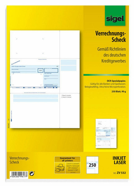 Sigel ZV532 business form