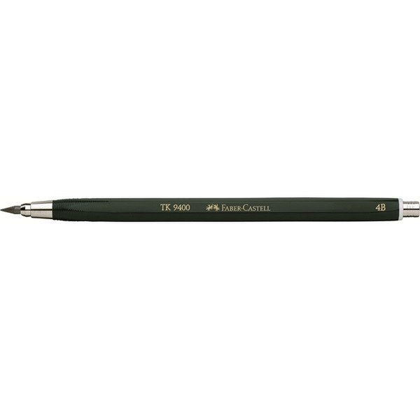 Faber-Castell TK 9400 4B Черный 1шт цветной карандаш