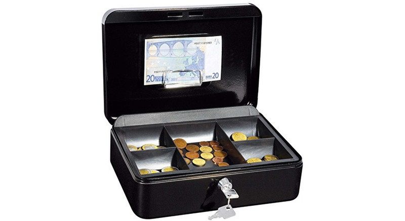 Wedo 145 321H Steel Black cash box tray