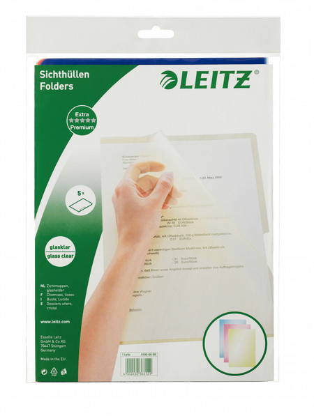Leitz 41006099 210 x 297 mm (A4) ПВХ файл для документов