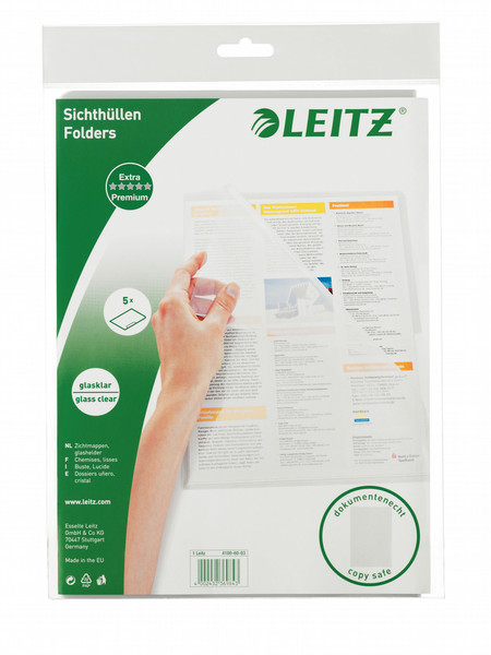 Leitz 41006003 210 x 297 mm (A4) PVC sheet protector