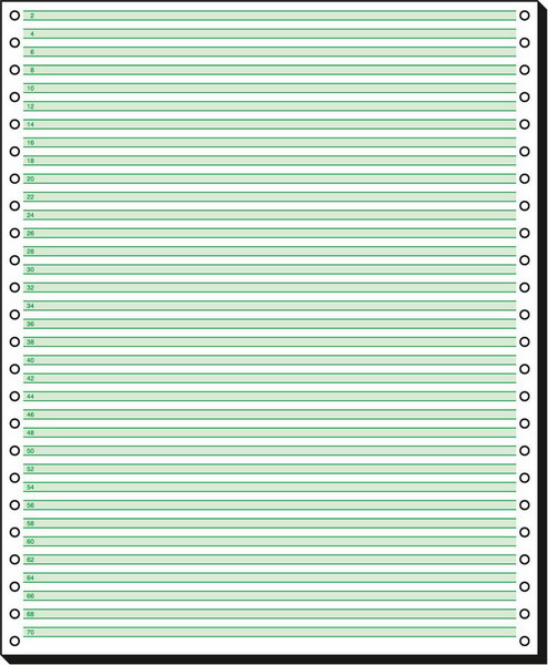 Sigel 12251 Зеленый, Белый бумага для печати