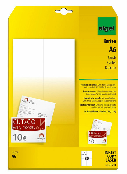 Sigel LP711 наклейка для принтеров